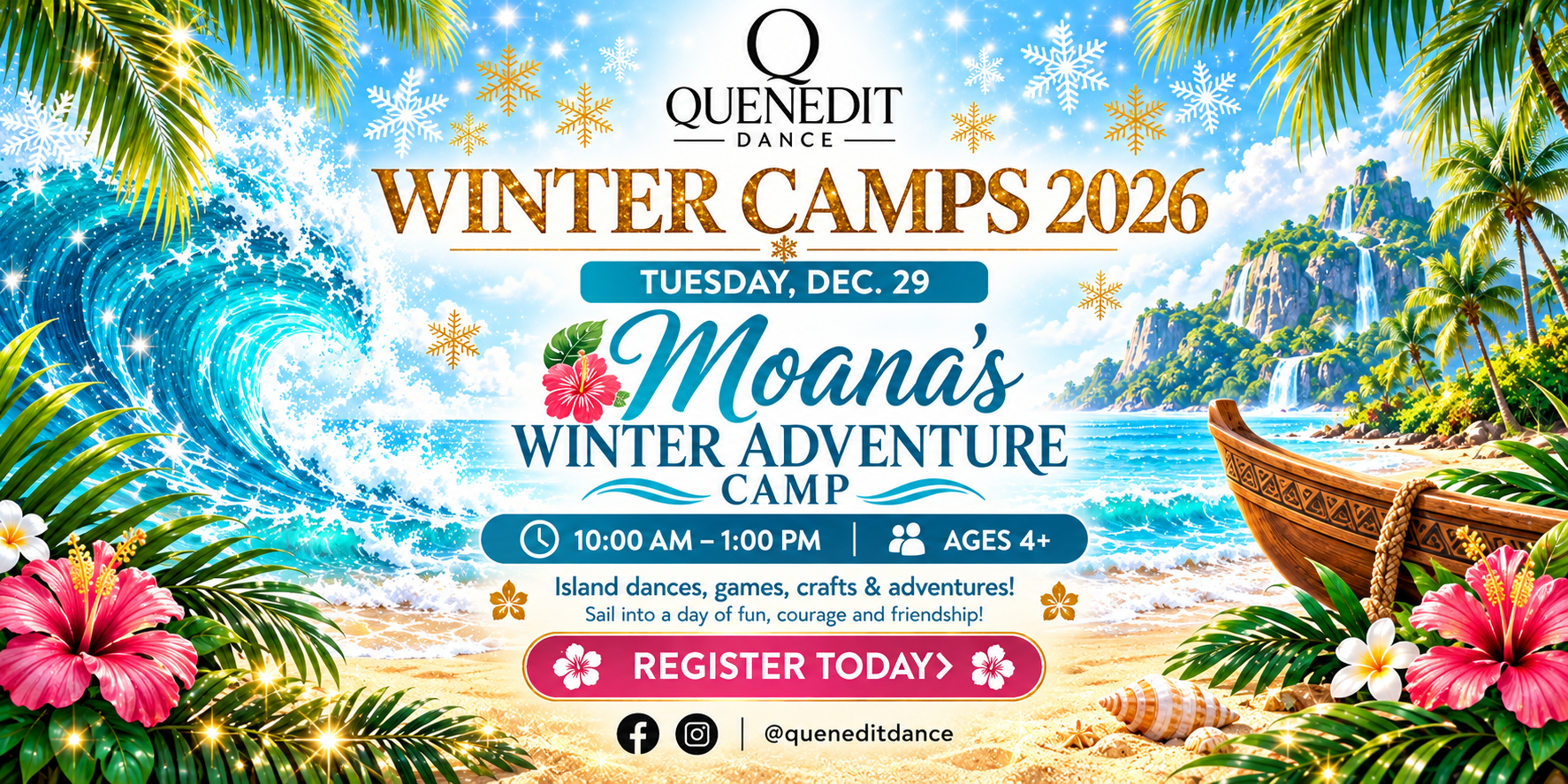 Moana’s Winter Adventure Dance Camp